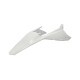 White Acerbis rear fender for motorcycle, body part with mounting points, shown in the product image.