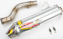 Load image into Gallery viewer, Pro Circuit T-4 slip-on exhaust for Honda XR600 and XR650L motorcycles, shown mounted on the bike.