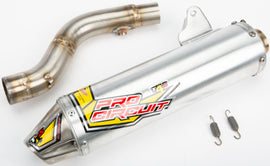 Pro Circuit T-4 slip-on exhaust for Honda XR600 and XR650L motorcycles, shown mounted on the bike.