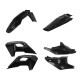 Black Acerbis plastic body kit for motorcycle, part number 29880-50001, with various panels and components visible.