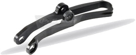 Polisport Plastics black drive chain slider 64-2054 for motorcycle, shown in the image with detailed plastic components.