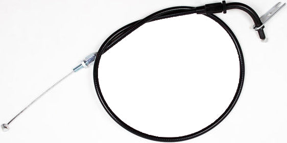 Motion Pro Black Vinyl Throttle Pull Cable 70-5344 for motorcycle or ATV, showing the cable with black vinyl coating and metal fittings.