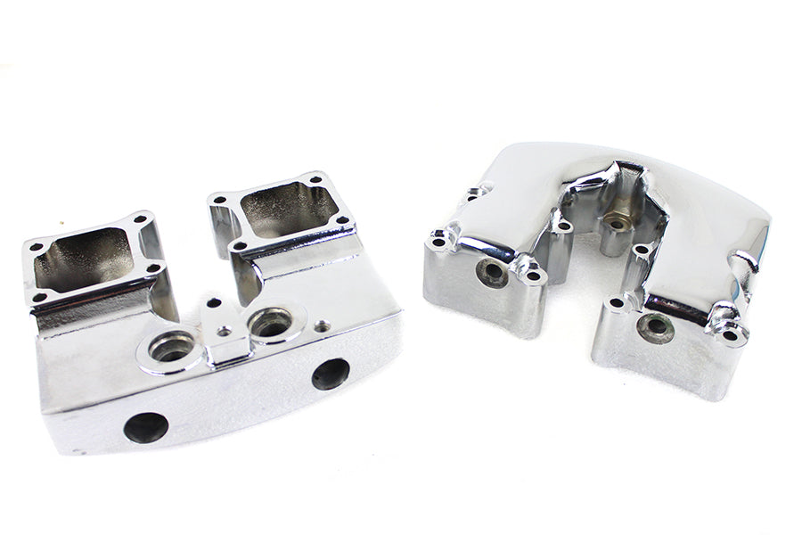 Shovelhead Rocker Box Cover Set Chrome
