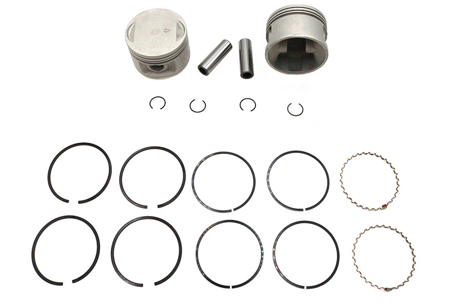 Replica 1200cc 3-1/2 inch Piston Set .010 Oversize