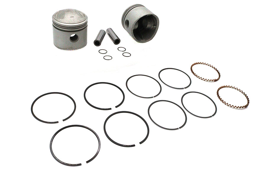 74 inch Overhead Valve 3-7/16 inch Piston Set Standard Size