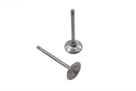 Manley stainless steel engine exhaust valve with durable metal finish, designed for high-performance automotive engines.