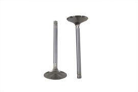 Manley stainless steel engine exhaust valve with precision machining and durable finish, designed for high-performance automotive engines.