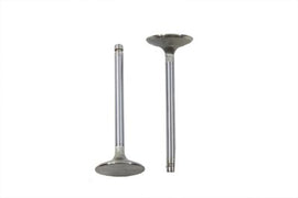 Manley stainless steel engine exhaust valve with precise machining and polished finish, designed for high-performance automotive engines.