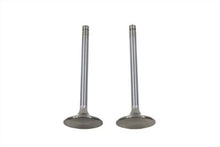 Charger l'image dans la galerie, Manley stainless steel engine exhaust valves with detailed metal finish, designed for high-performance automotive engines.