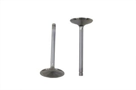 Manley stainless steel intake valves for engine, showing a close-up of the durable metal valves with precise machining.