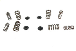 Manley Steel Valve Lift Kit for engine, showing polished steel components and assembly details on a clean workbench.