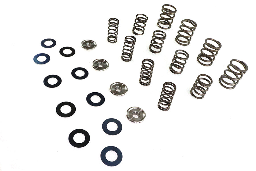 Manley engine valve spring kit with multiple springs and components, designed for high-performance engine valve assembly.