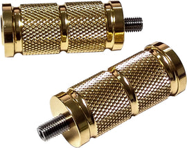 HardDrive retro bronze foot controls shift and brake peg for motorcycle, featuring durable design and classic style.