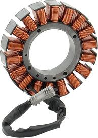 ACCEL 50 Amp Touring Stator for electrical systems, showing the compact coil and wiring connections.