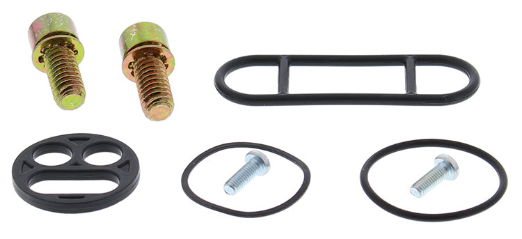 All Balls Fuel Tap Repair Kit 260-1035 for intake and carburetor fuel systems, featuring rubber seals and fittings.