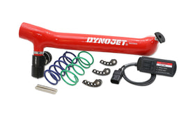 Dynojet Research Stage 3 Engine Management Kit with electronic components and wiring for motorcycle performance upgrade.