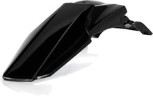 Load image into Gallery viewer, Acerbis black rear fender for motorcycles, showing its curved shape and mounting brackets on a neutral background.