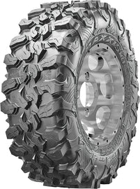 Maxxis Carnivore 32x10R14 radial tire with tread pattern, sidewall details, and size specifications for off-road vehicles.