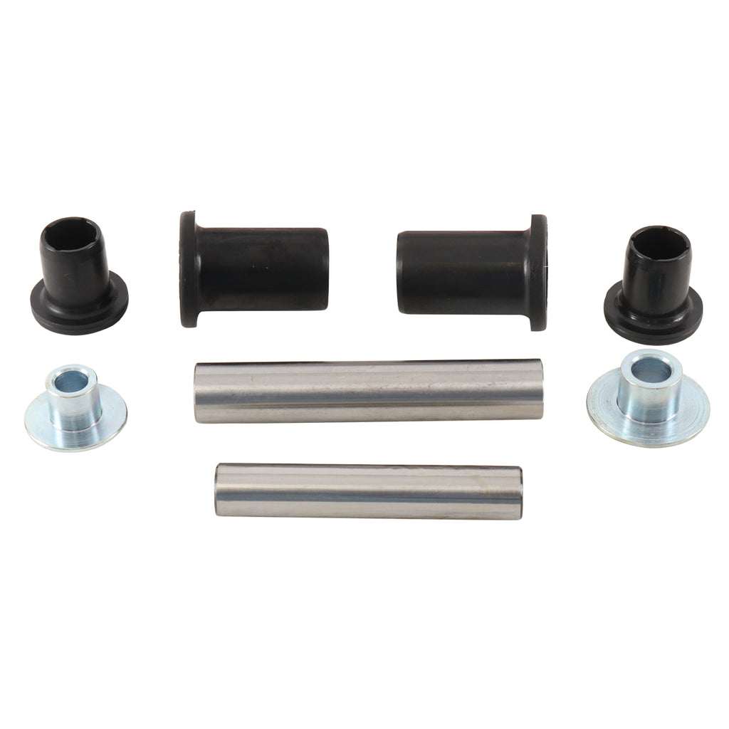 All Balls rear knuckle bushing kit for suspension, showing black bushings and metal components in a close-up view.