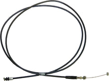 Load image into Gallery viewer, WSM Performance Parts throttle cable for hydraulic control lines, part number 72-20364, showing the black cable and connectors.