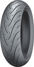 Michelin Pilot Road 3 170/60Z R17 motorcycle tire showing tread pattern and sidewall details.