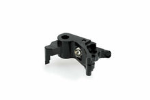 Load image into Gallery viewer, Black PUIG lever adapter brake for Yamaha motorcycles, showcasing the sleek lever extension and mounting hardware.