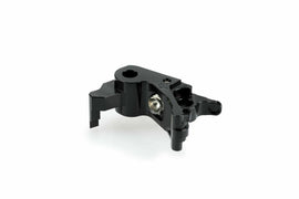 Black PUIG lever adapter brake for Yamaha motorcycles, showcasing the sleek lever extension and mounting hardware.