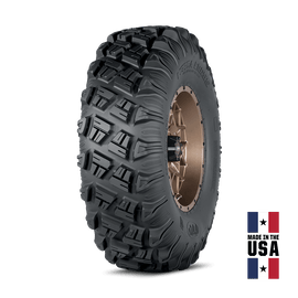 ITP Tire Versa Cross V3 28x10R18 off-road tire with rugged tread pattern and sidewall details for ATV or UTV use