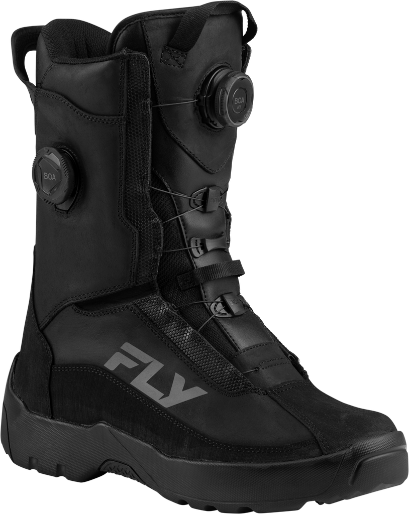 Inversion Double Boa Boot Black Sz 12