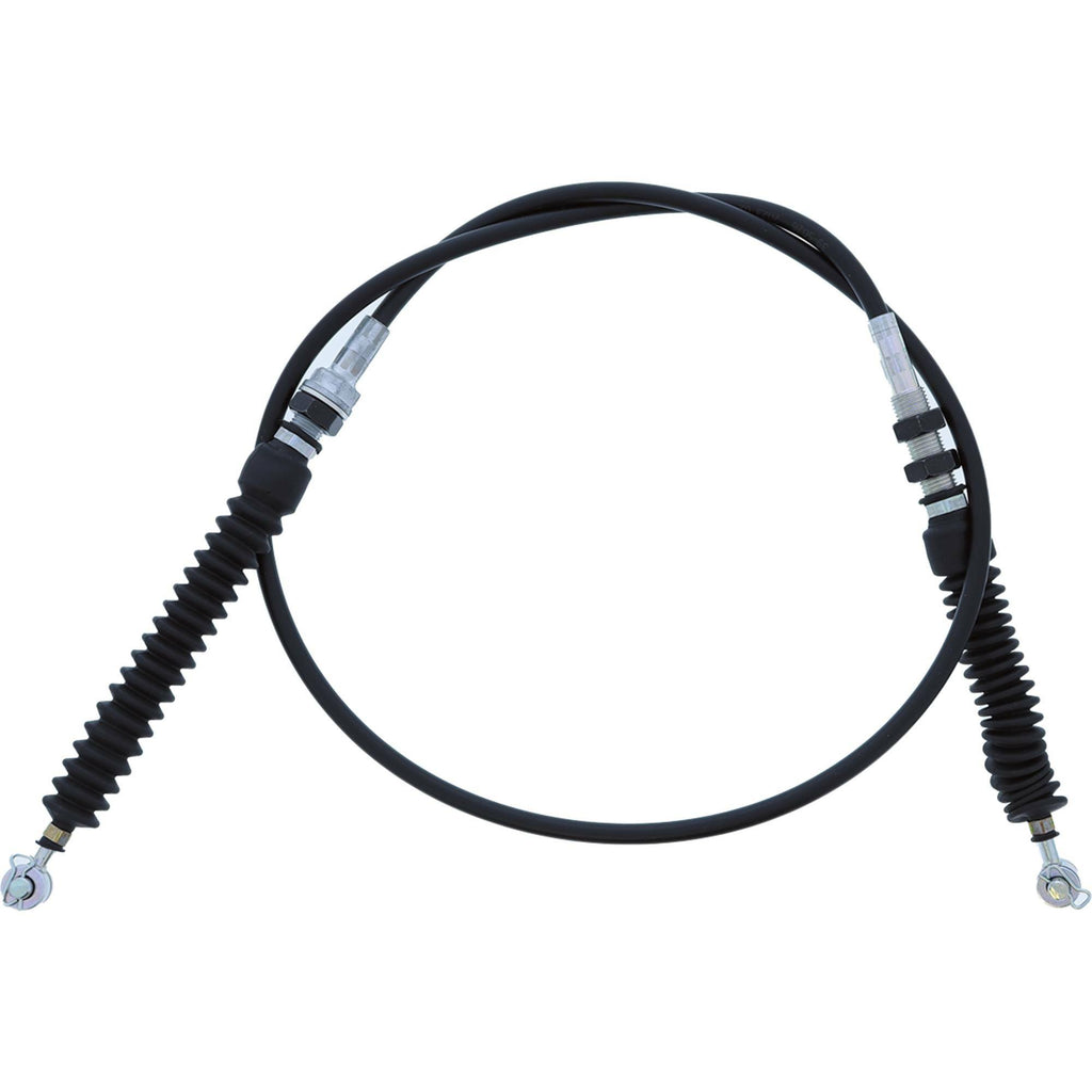 All Balls UTV shift cable can with hydraulic control lines, black metal and rubber components, designed for off-road vehicle transmission.
