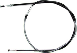 Motion Pro Black Vinyl Rear Hand Brake Cable for off-road vehicles, featuring durable black vinyl coating and precise fit.