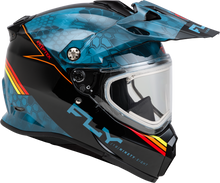 Load image into Gallery viewer, Trekker Cw Conceal Helmet Elec Shld Slate/Black/Red Xs