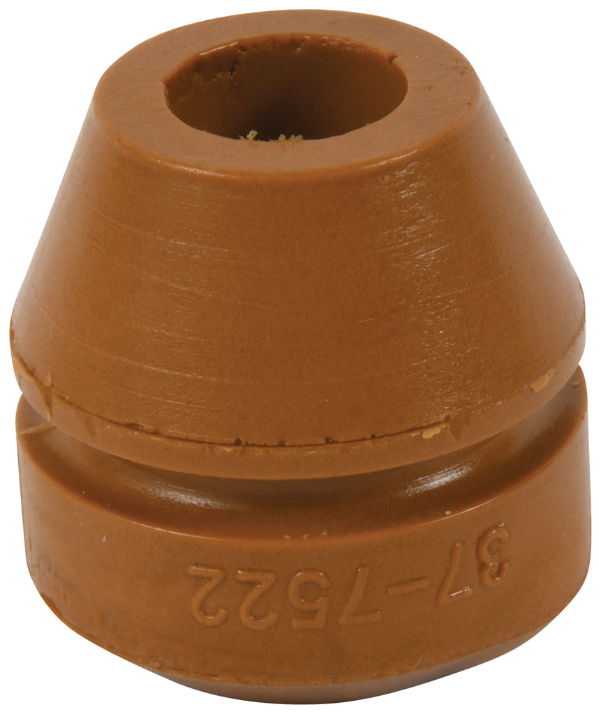 All Balls suspension shock bumper 22-31218 showing close-up of rubber bumper and metal components in a suspension system