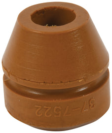 All Balls suspension shock bumper 22-31218 showing close-up of rubber bumper and metal components in a suspension system