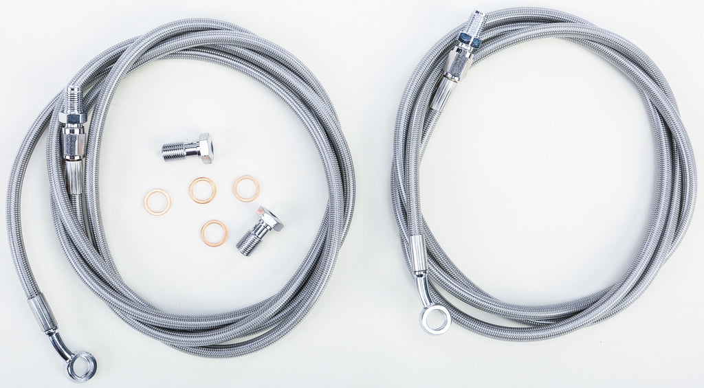 Streamline rear standard brake line kit for bicycles, featuring durable hoses and fittings for reliable braking performance.