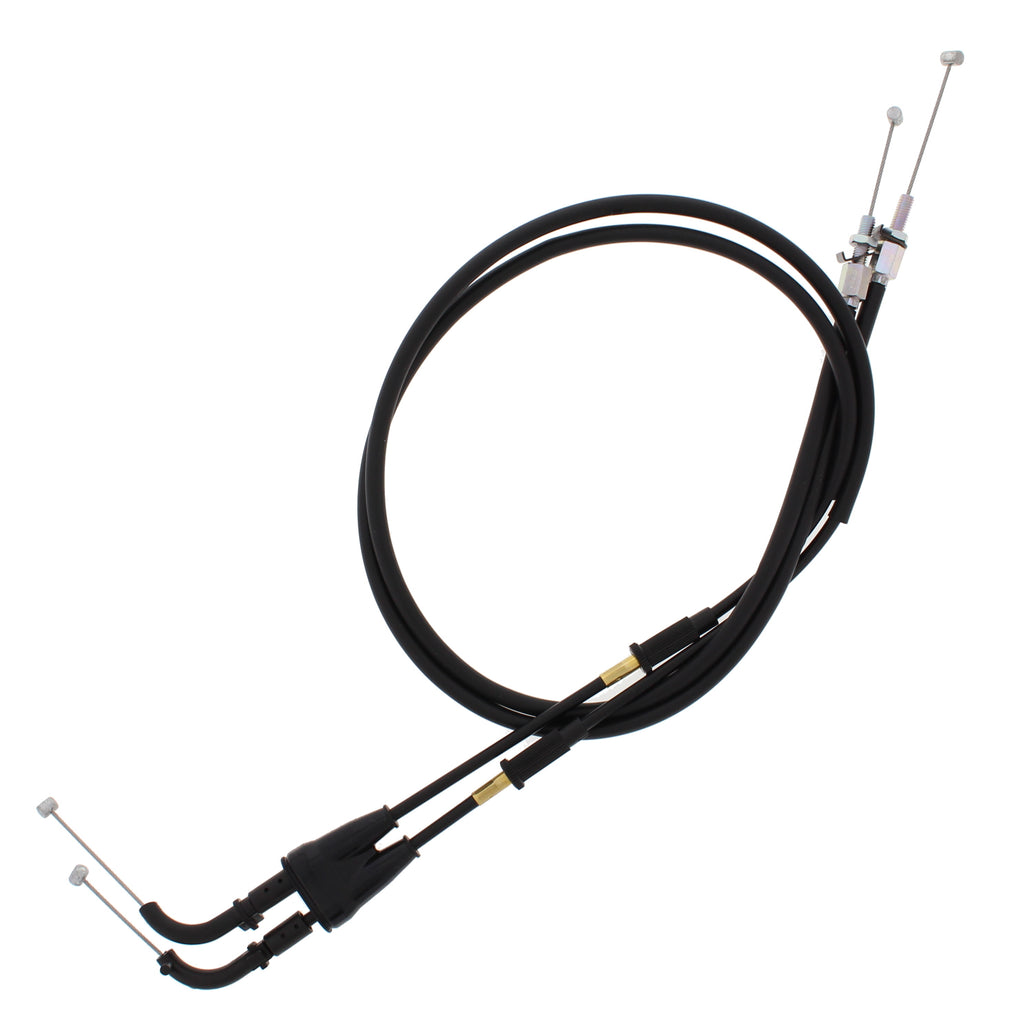All Balls throttle cable 24-51032 for hydraulic control lines, showing a black flexible cable with metal fittings.