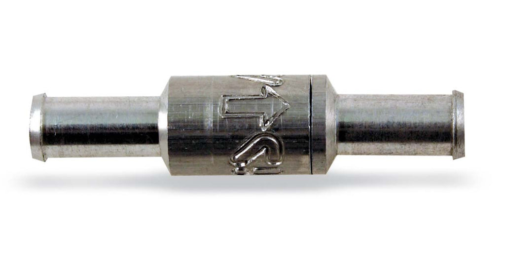 Acerbis aluminum fuel valve vent hose body with mounting components, designed for motorcycle fuel systems.