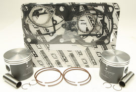 Wiseco Standard Bore Piston Kit SK1263 with piston, rings, and components for motorcycle engine repair, high-performance pistons.
