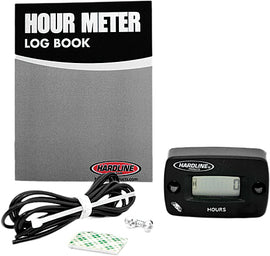 Hardline Hour Meter gauge 27-2010 with digital display for tracking operating hours of machinery and equipment.