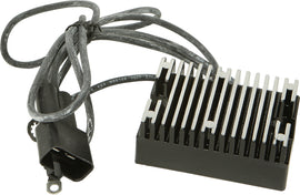HardDrive black Softail electrical hard drive regulator OEM 74512-00 820-60114 installed on motorcycle engine area