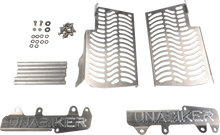 Load image into Gallery viewer, Unabiker Honda CRF250 radiator guard in natural finish, designed for protection and durability.