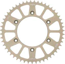 Sunstar aluminum rear sprocket 51-tooth for Honda CRF250, designed for 520 chain, with a durable metallic finish.