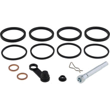 Load image into Gallery viewer, All Balls rear brake caliper rebuild kit 44080-08c with brake components and seals for motorcycle braking system.