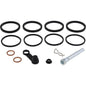 All Balls rear brake caliper rebuild kit 44080-08c with brake components and seals for motorcycle braking system.