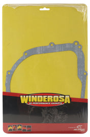Vertex Kawasaki clutch cover gasket, outer seal, close-up view showing texture and sealing surface for motorcycle engine repair.