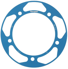 Supersprox rear edge aluminum sprocket with 43-tooth blue disk for Hayabusa, Suzuki, and Tri-Arm models, bike part.