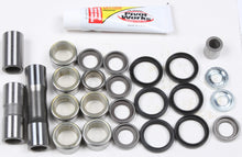 Load image into Gallery viewer, Pivot Works Suspension Linkage Rebuild Kit 52-04207, showing components laid out for motorcycle suspension maintenance.