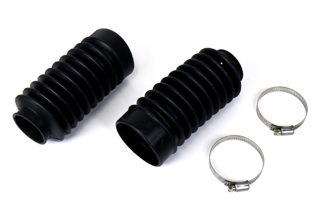 K&S Technologies suspension fork boots, part number 116-3009, showing black rubber protective covers for fork suspension components.