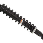 Bronco rear gas shock absorber, model 183-04463, showing the metal cylinder and attachment points for vehicle suspension.
