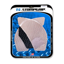 Load image into Gallery viewer, Stompgrip Tank Pad Kit Icon Clear for street bikes, featuring transparent protective tank grips with icon design.